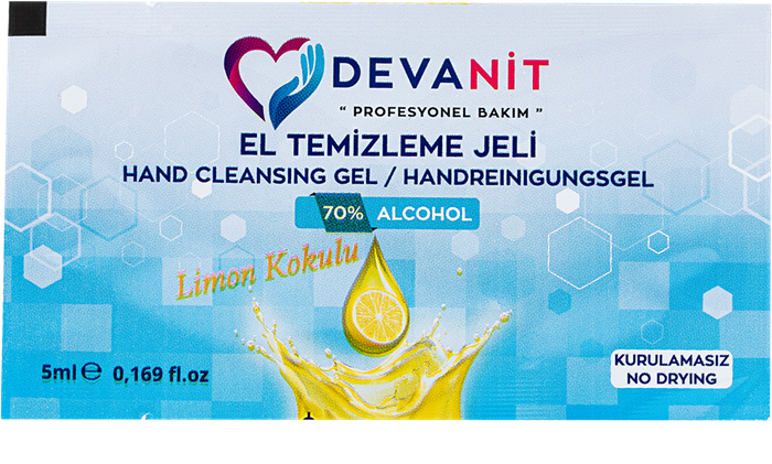 Devanit - El Temizleme Jeli - Limon Kokulu 5ml
