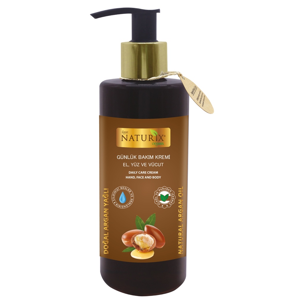 Naturix Argan Oil Hand, Face, and Body Cream 250ml