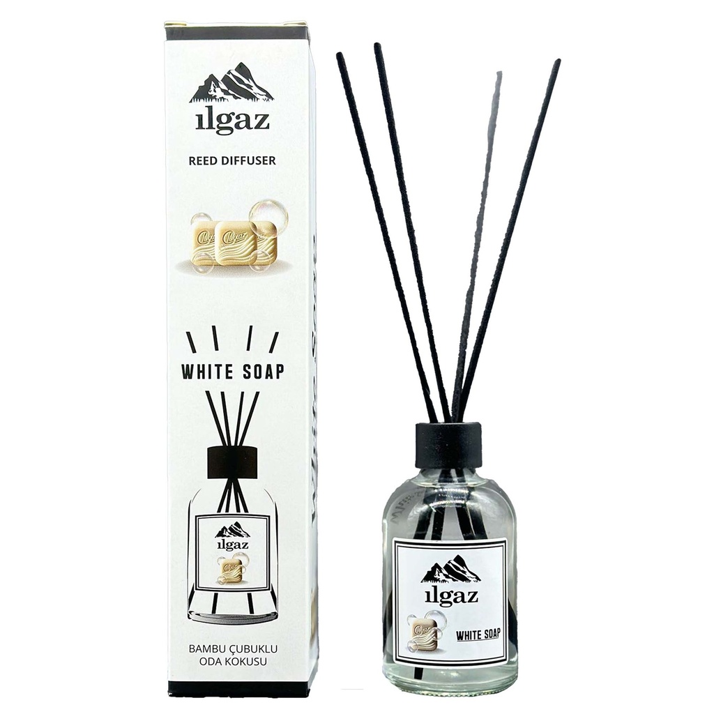 Ilgaz White Soap Reed Diffuser 110ml