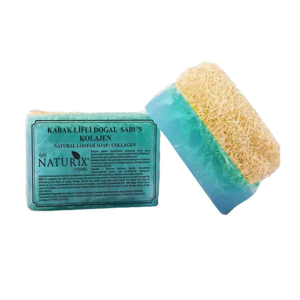 Naturix Loofah Collagen Soap 130g