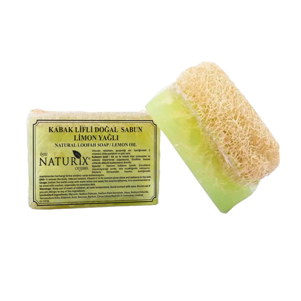 Naturix Loofah Lemon Soap 130g