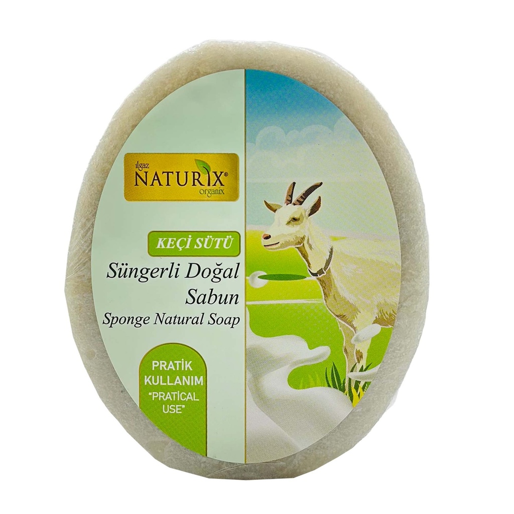 Naturix Goat Milk Sponge Soap 150g