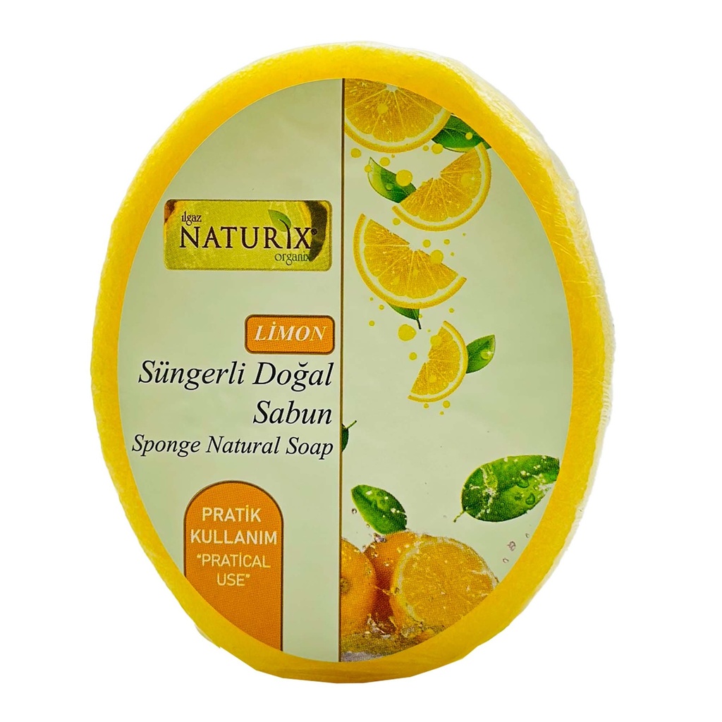 Naturix Lemon Sponge Soap 150g