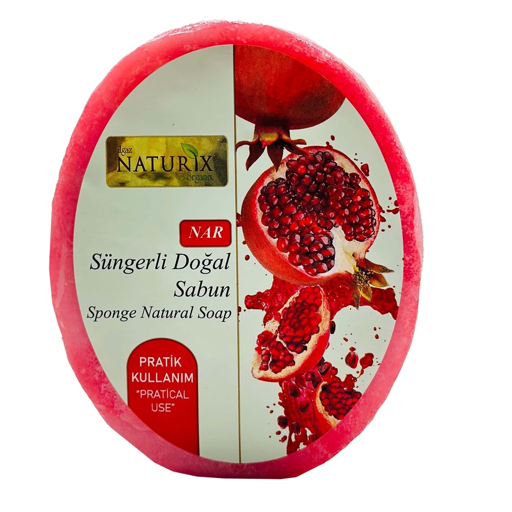 Naturix Pomegranate Sponge Soap 150g