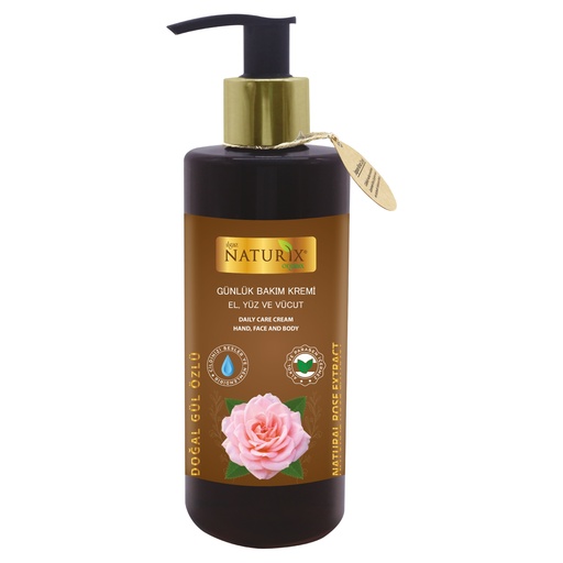 Naturix Rose Extract Hand, Face, and Body Cream 250ml