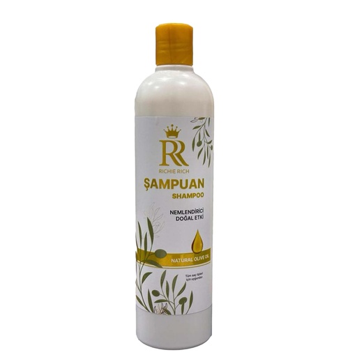 Richie Rich Olive Oil Shampoo - Moisturizing and Natural Hydration for Dry Hair, 700ml