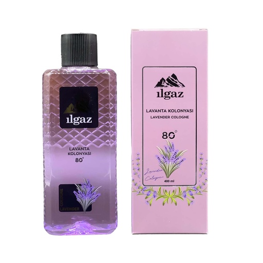 Ilgaz Lavender Cologne 80° 400ml