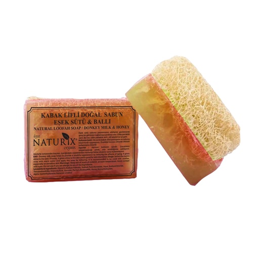 Naturix Loofah Donkey Milk Soap 130g