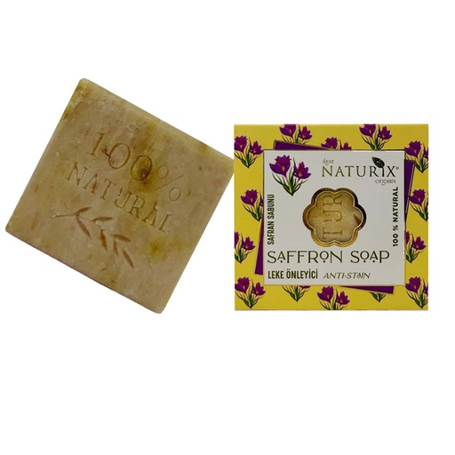 Naturix Saffron Boxed Soap 125g